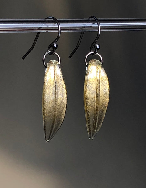 Gold Leaf Earrings